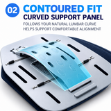 Adjustable Lumbar Support Back Brace with Pulley System – 360° Lower Back Support