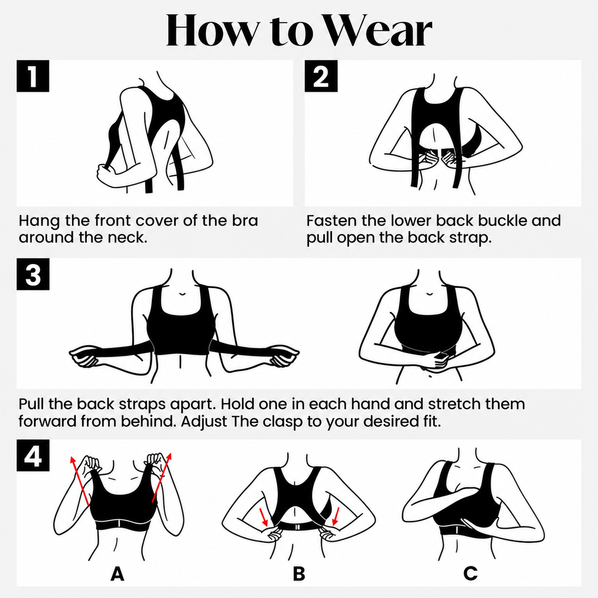 High-Impact Posture Support Sports Bra